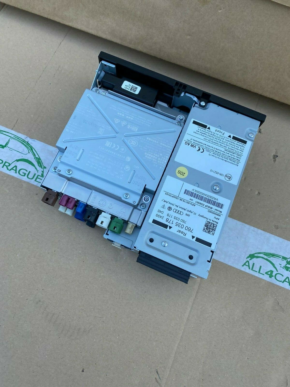 VW TOUAREG STEUERGERÄT INFORMATIONSELEKTRONIK NAVIGATION 760035178 ORIGINAL NEU! - Obrázek 4