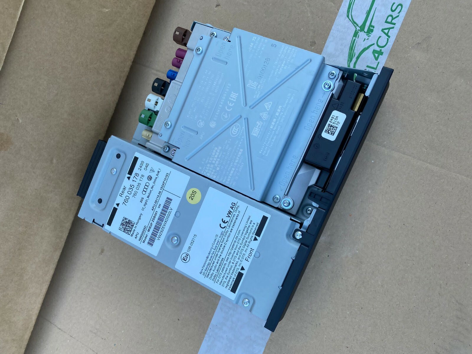 VW TOUAREG STEUERGERÄT INFORMATIONSELEKTRONIK NAVIGATION 760035178 ORIGINAL NEU! - Obrázek 5