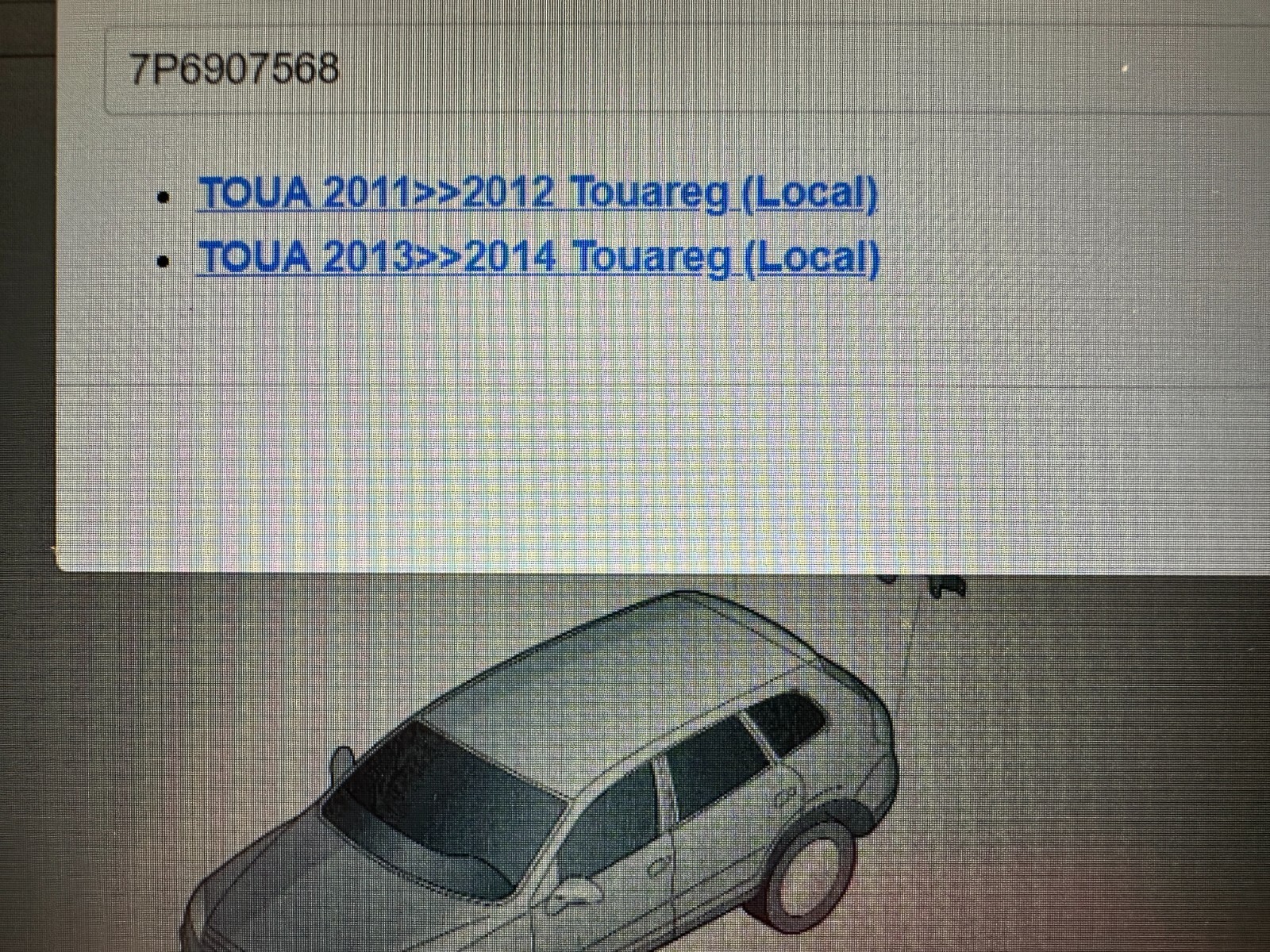 VW TOUAREG STEUERGERÄT SPURWECHSELASSISTENT 7P6907568 Fast Neu dem vom Test Car - Obrázek 4