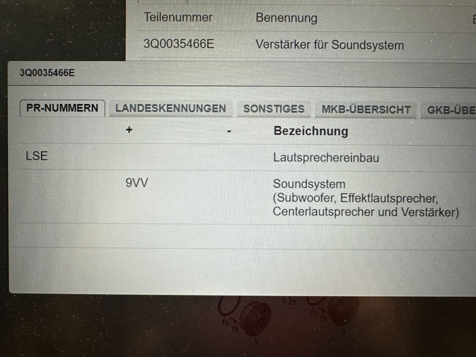 VW TOUAREG VERSTÄRKER DYNAUDIO SOUNDSYSTEM 3Q0035466E SOUNDSYSTEMVERSTÄRKER NEU - Obrázek 10