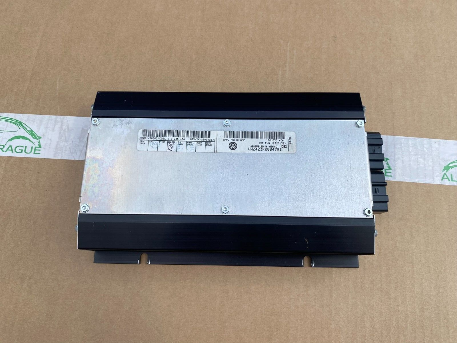 VW TOURAN 1T BOOSTER ENDSTUFE SOUNDSYSTEM AMPLIFIER 1T0035456 ORIGINAL