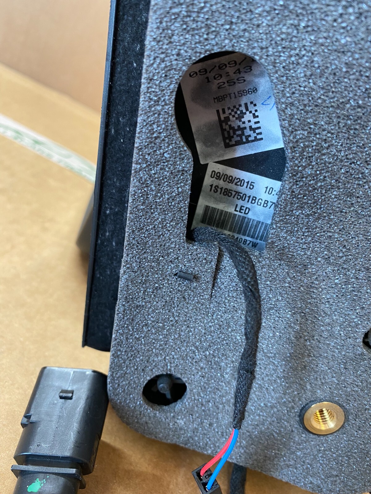 VW UP ŠKODA CITIGO AUßENSPIEGEL LINKS ELEKTRISCH 1S1857501BG FAST NEU TEST CAR - Obrázek 4