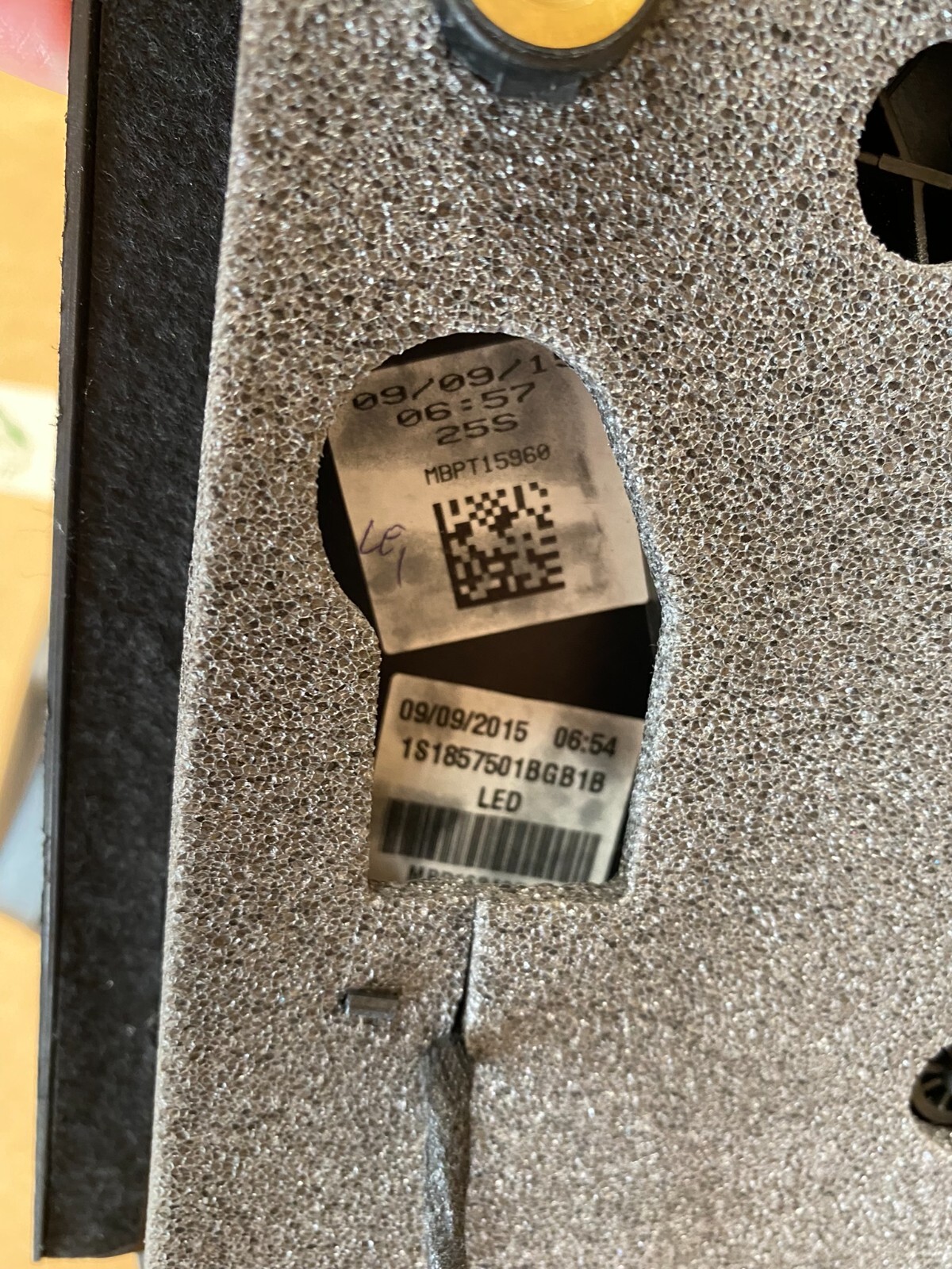 VW UP ŠKODA CITYGO AUßENSPIEGEL LINKS ELEKTRISCH 1S1857501BG GELB ORIG.FAST NEU - Obrázek 5