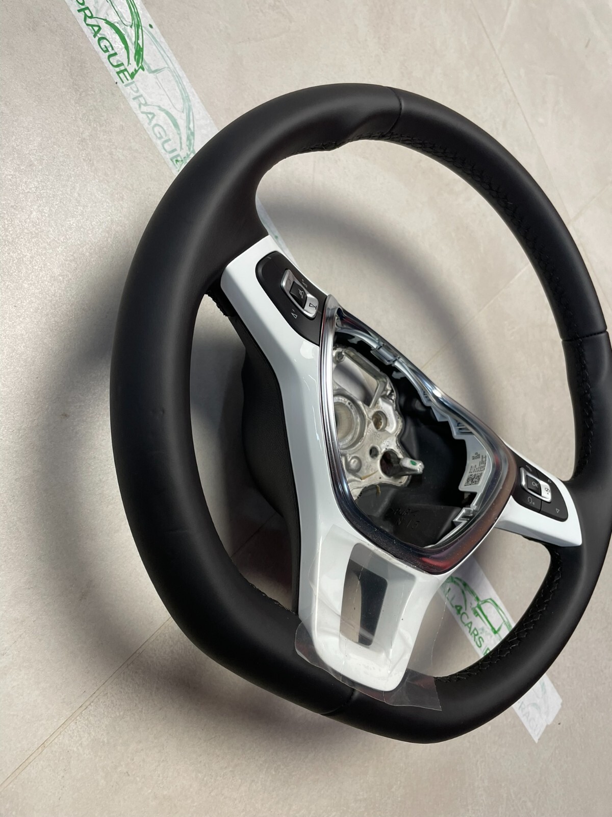 VW UP SPORT LENKRAD LEDER CHROM-SCHWARZ-WEISS 1S0419091AF Fast Neu Test Wagen.. - Obrázek 11