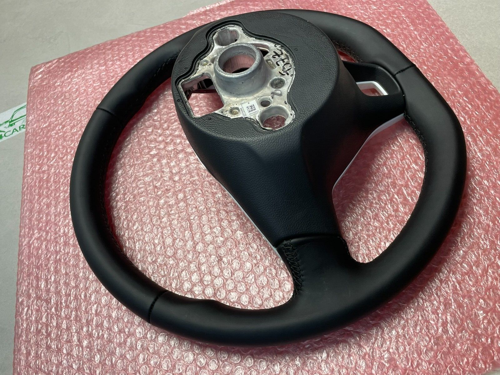 VW UP SPORT LENKRAD LEDER CHROM-SCHWARZ-WEISS 1S0419091AF Fast Neu Test Wagen.. - Obrázek 24