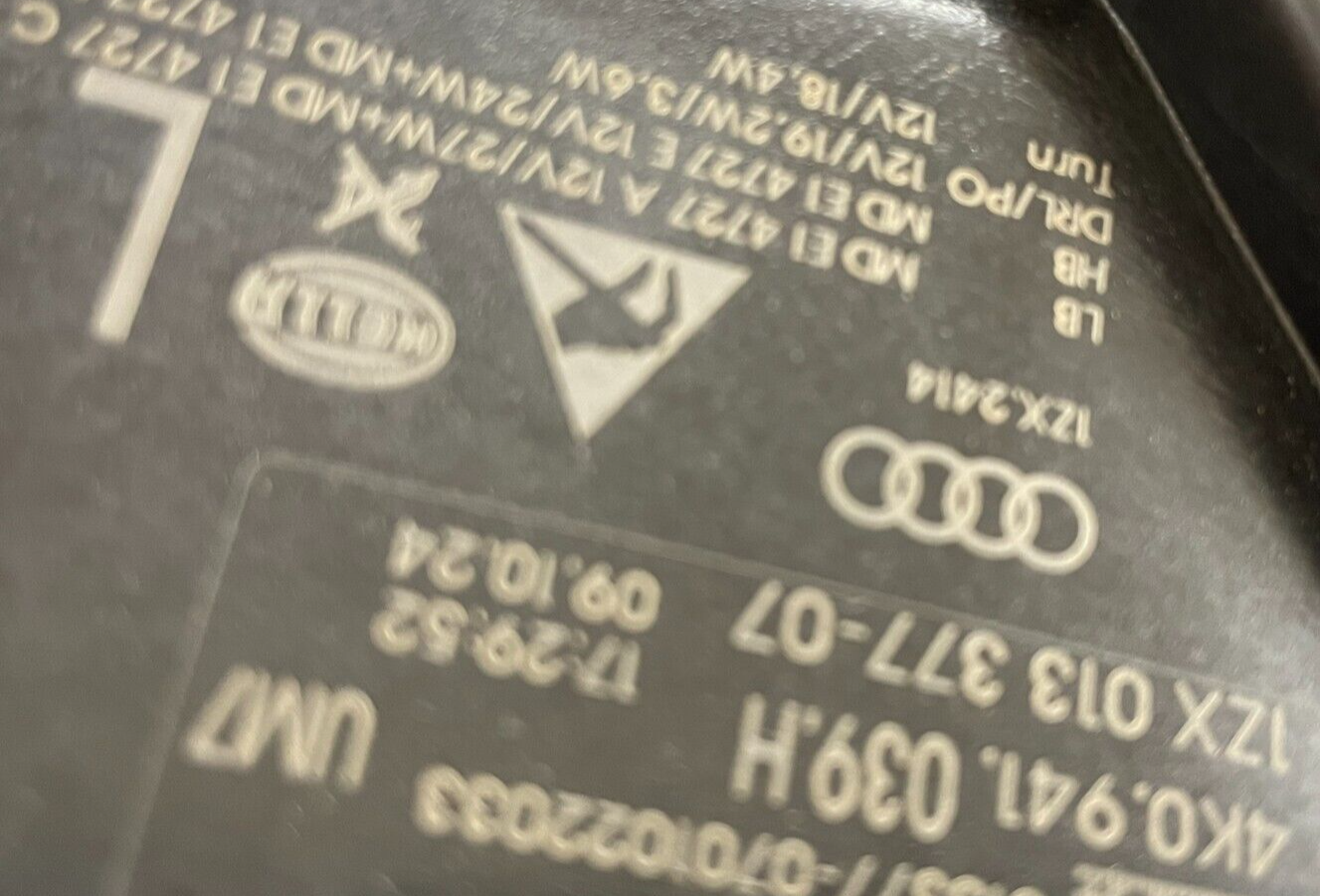 4K0941039H AUDI A6 C8 HEADLIGHT MATRIX BEAM FRONT LEFT 4K0941039H NEW ORIG. AUDI - Obrázek 3