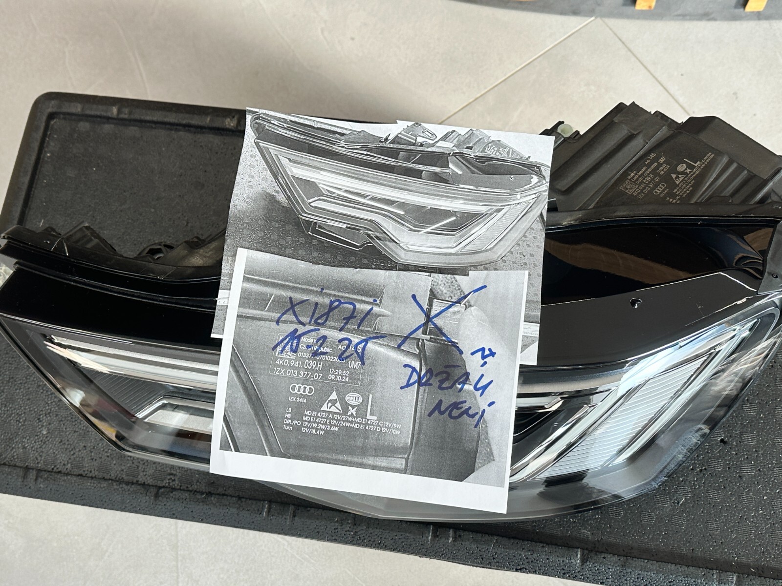 4K0941039H AUDI A6 C8 HEADLIGHT MATRIX BEAM FRONT LEFT 4K0941039H NEW ORIG. AUDI - Obrázek 23
