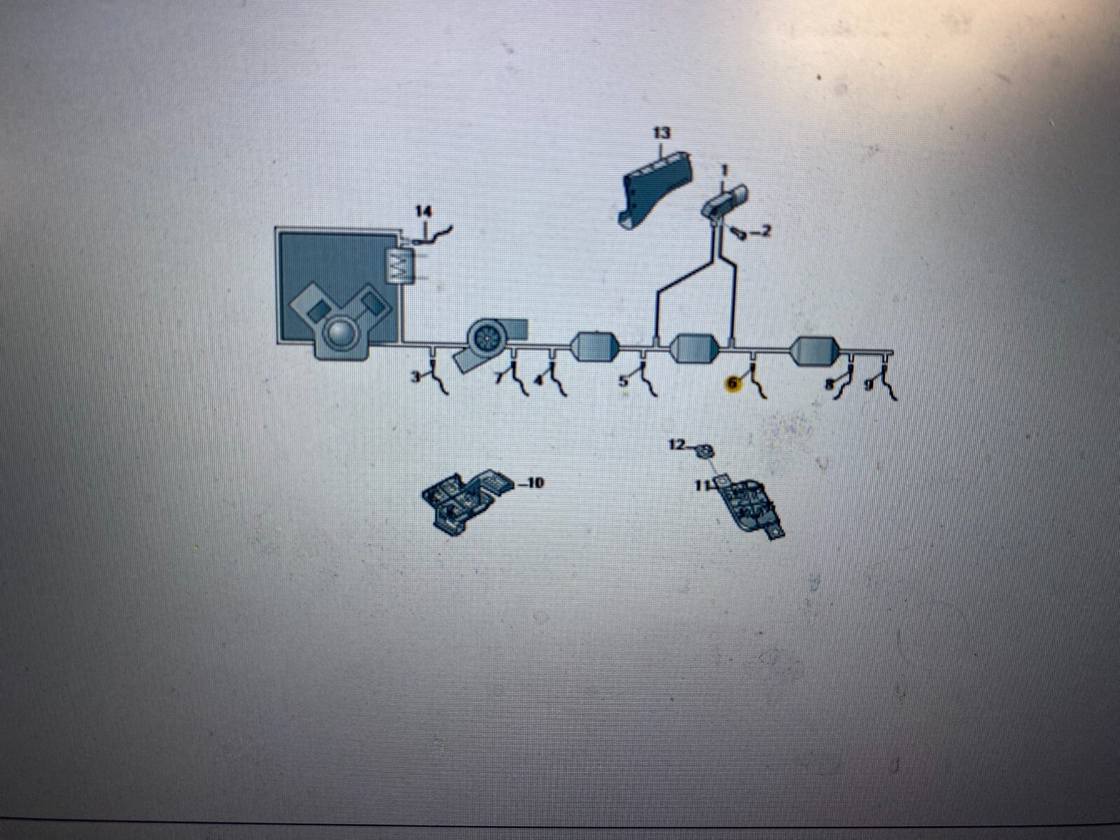 4M0907807AH VW TOUAREG NOX SENZOR 4M0907807AH NOX SENZOR 4M0907807AH ORIG. NEU! - Obrázek 4