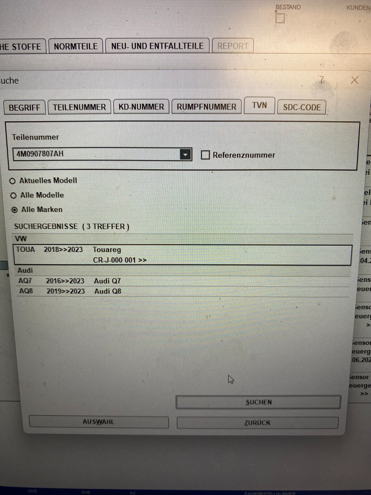 4M0907807AH VW TOUAREG NOX SENZOR 4M0907807AH NOX SENZOR 4M0907807AH ORIG. NEU! - Obrázek 5