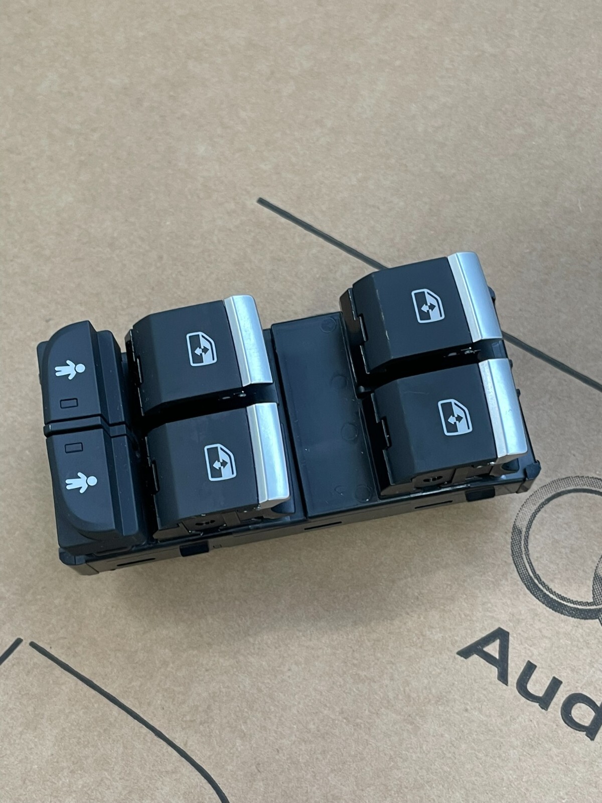 4M0959851B AUDI Q7 Q5 A5 A4 SCHALTER ELEKTRISCHEN FENSTERHEBER FAHR.SEITE OE NEU - Obrázek 14