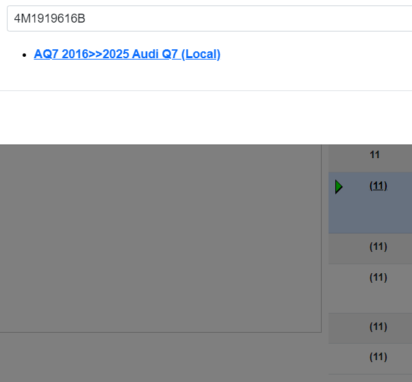 4M1919616B AUDI Q7 4M LAUTSTÄRKEREGLER SCHALTTAFEL 4M1919616B Fast Neu Test Car - Obrázek 5