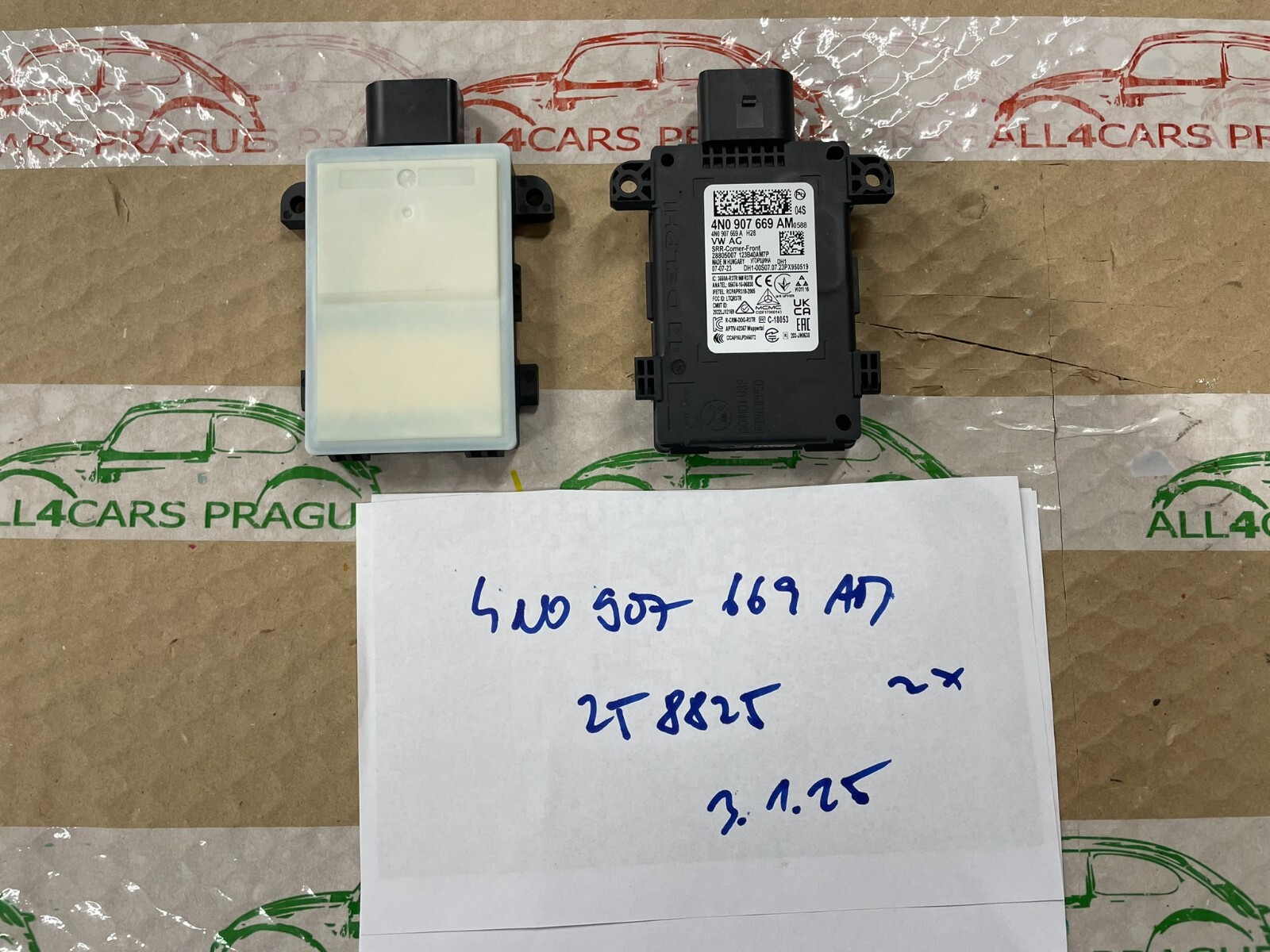 4N0907669AM PORSCHE RADARSENSOR SPURWECHSLER ASSISTENT VORN LINKS ODER RECHTS - Obrázek 6