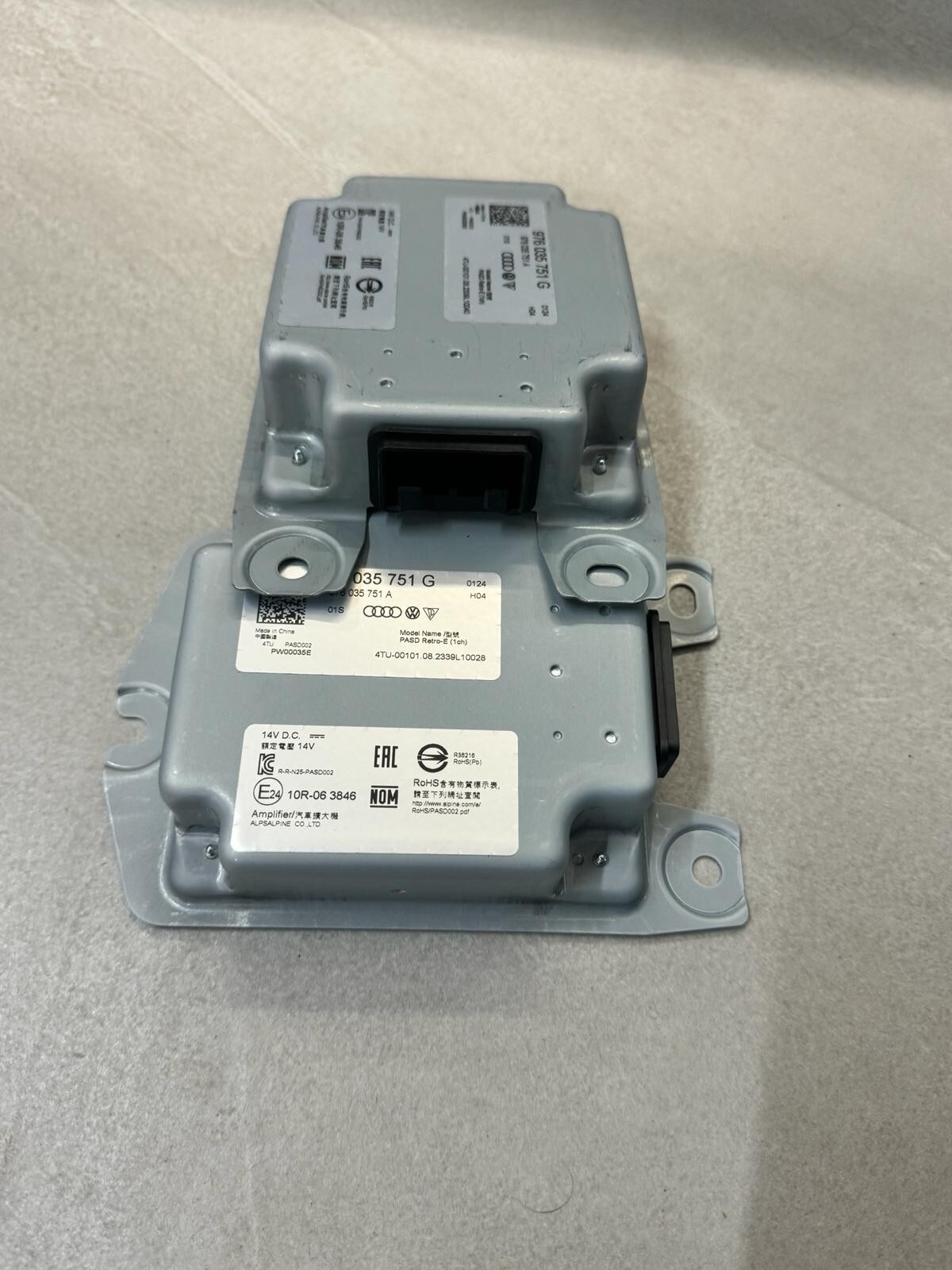 976035751G PORSCHE STEUERGERÄT FÜR MOTOR GERÄUSCHER ZEUGUNG 976035751G ORIG.NEU! - Obrázek 6