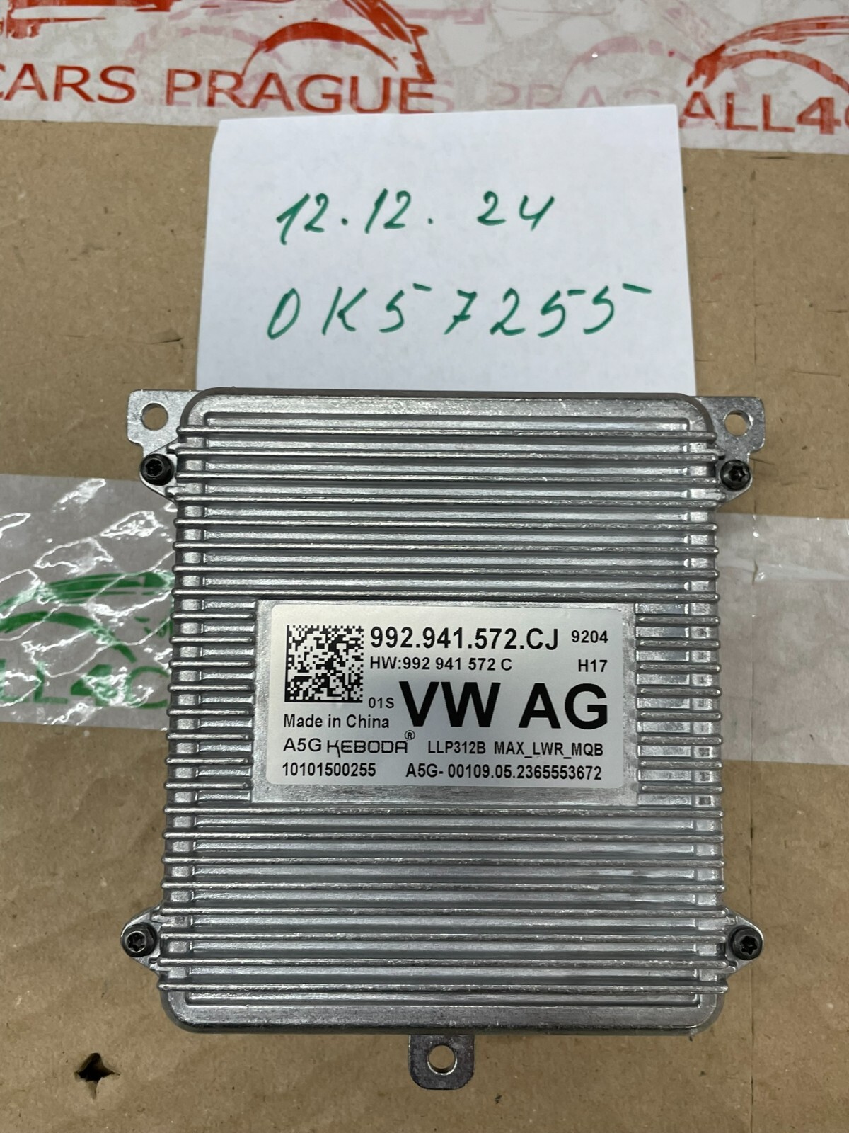 992941572CJ ŠKODA KODIAQ OCTAVIA KAROQ SCHEINWERFER STEUERGERÄT 992941572CJ ORIG - Obrázek 17