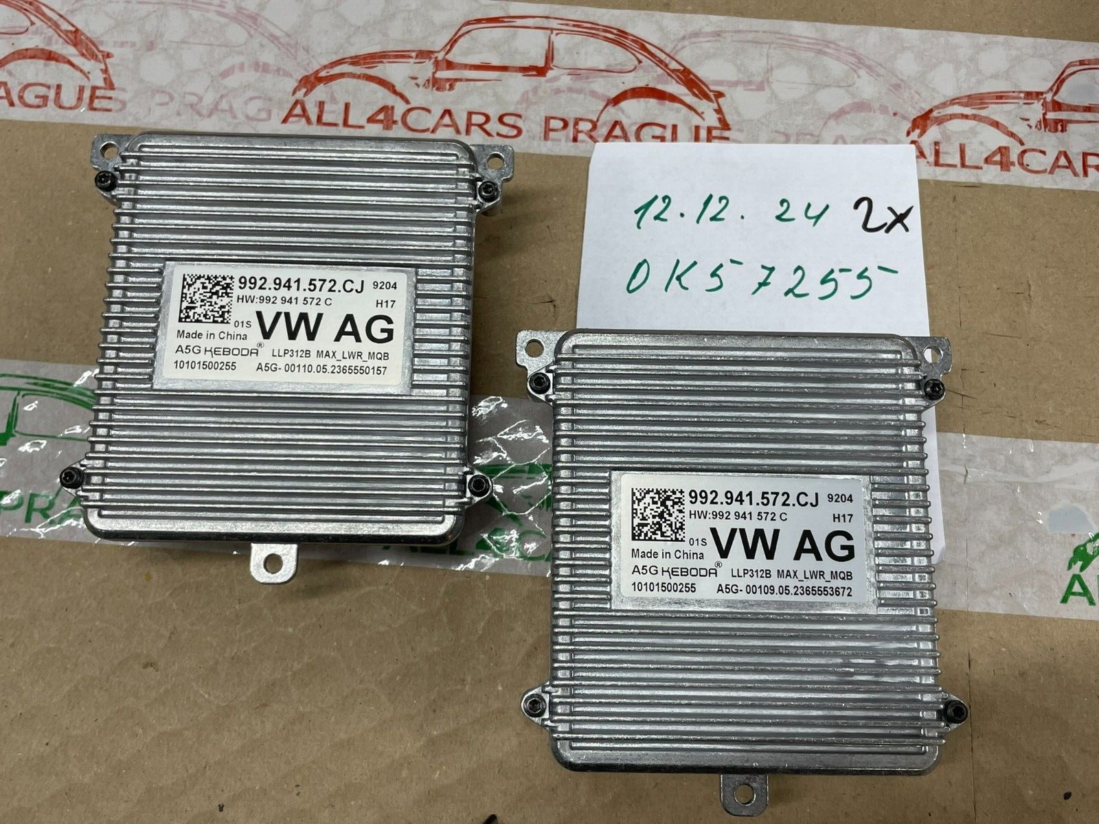 992941572CJ ŠKODA KODIAQ OCTAVIA KAROQ SCHEINWERFER STEUERGERÄT 992941572CJ ORIG - Obrázek 18