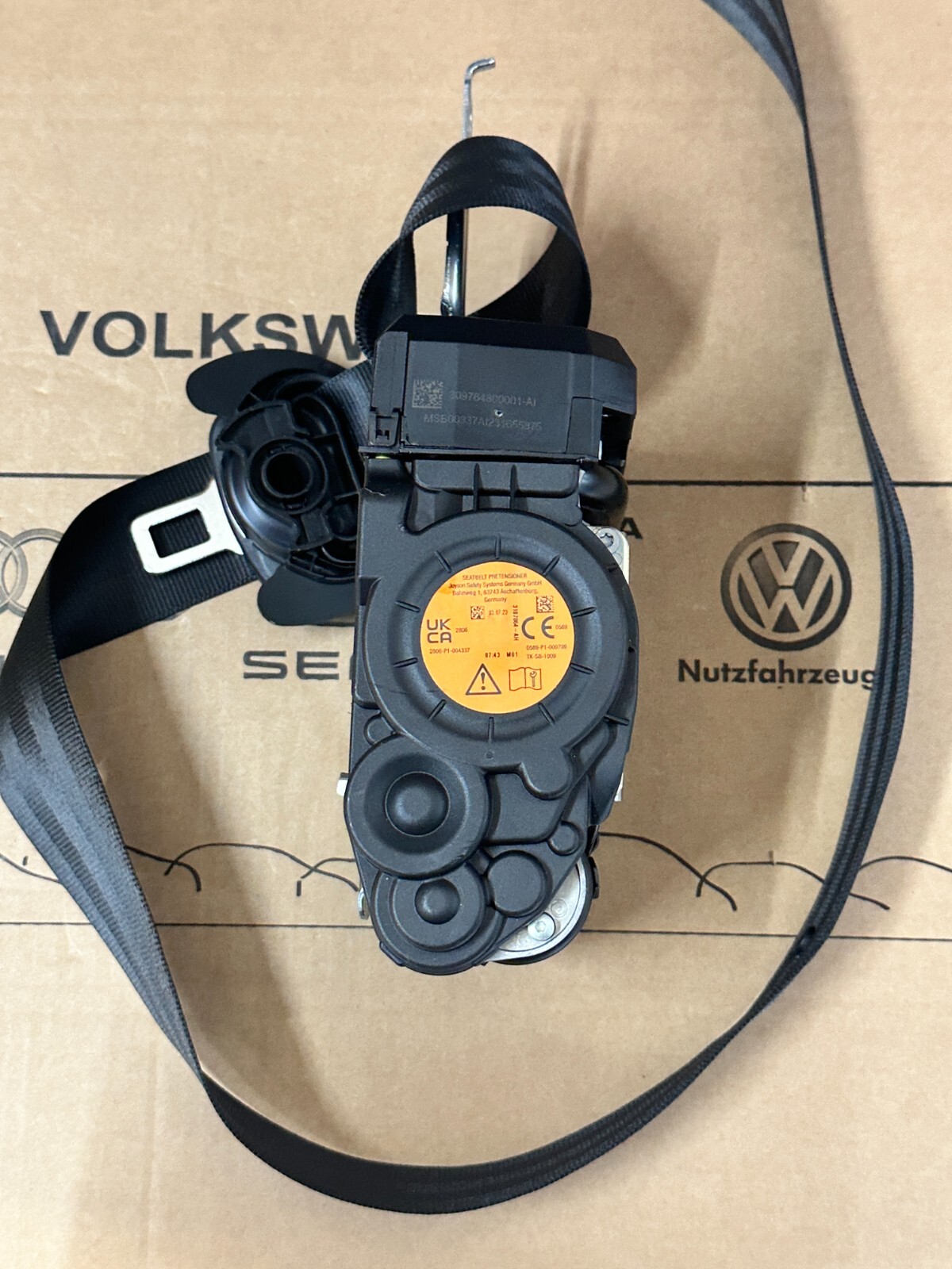 9Y0857705J PORSCHE CAYENNE SICHERHEITSGURT BLACK FRONT LEFT 9Y0857705J ORIG.NEU - Obrázek 12