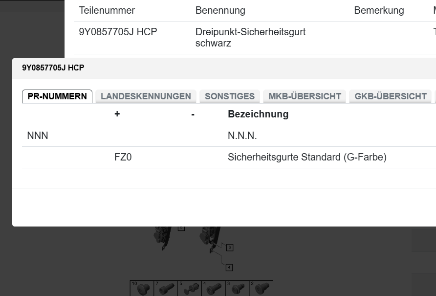 9Y0857705J PORSCHE CAYENNE SICHERHEITSGURT BLACK FRONT LEFT 9Y0857705J ORIG.NEU - Obrázek 5