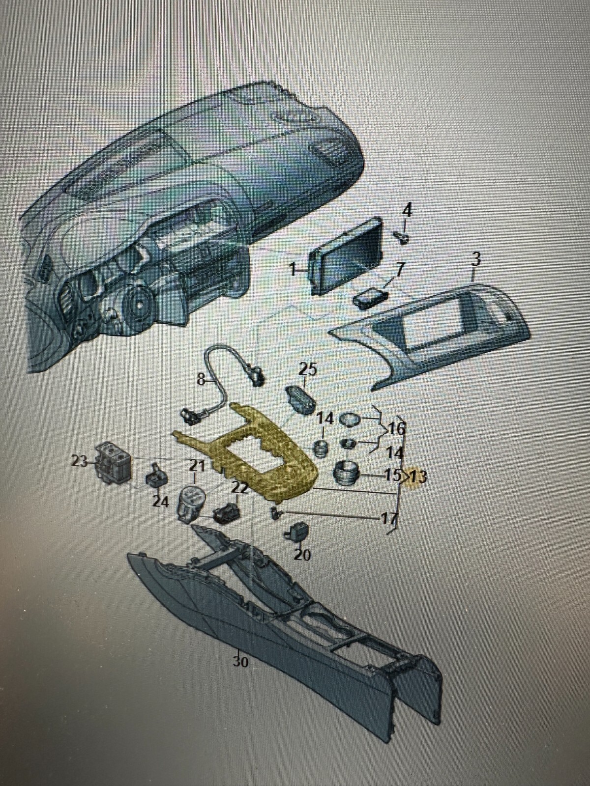 AUDI A4 A5 Q5 BEDIENUNGSEINHEIT FÜR MULTI-MEDIASYSTEM MMI 8T0919611L FAST NEU ! - Obrázek 18