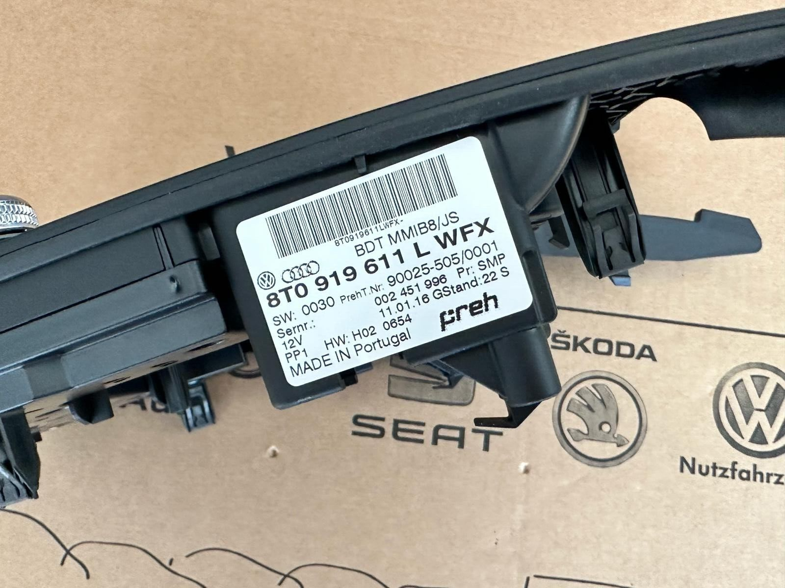 AUDI A4 A5 Q5 BEDIENUNGSEINHEIT FÜR MULTI-MEDIASYSTEM MMI 8T0919611L FAST NEU ! - Obrázek 4