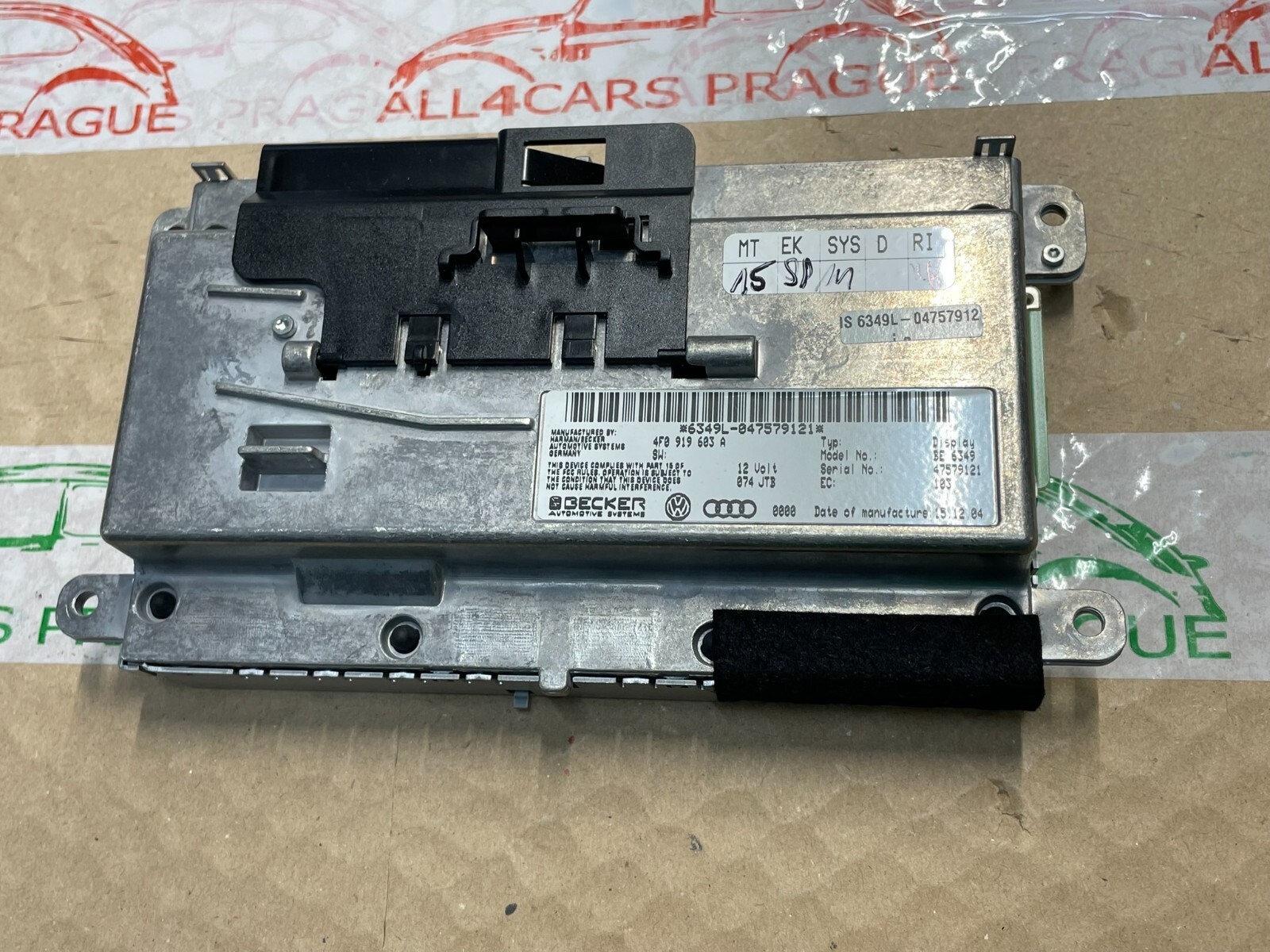 AUDI A4 MMI LCD MULTIMEDIA DISPLAY MONITOR BILDSCHIRM 4F0919603A Fast Neu Test - Obrázek 16