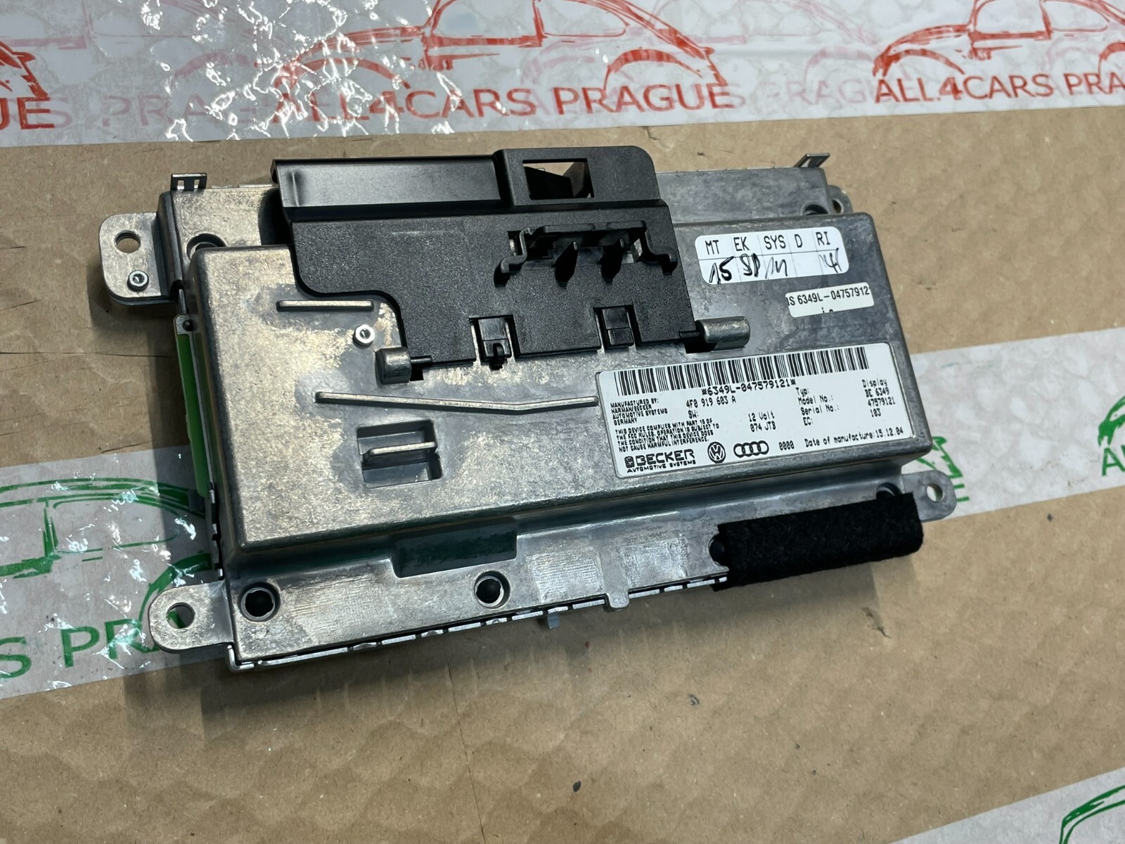 AUDI A4 MMI LCD MULTIMEDIA DISPLAY MONITOR BILDSCHIRM 4F0919603A Fast Neu Test - Obrázek 18