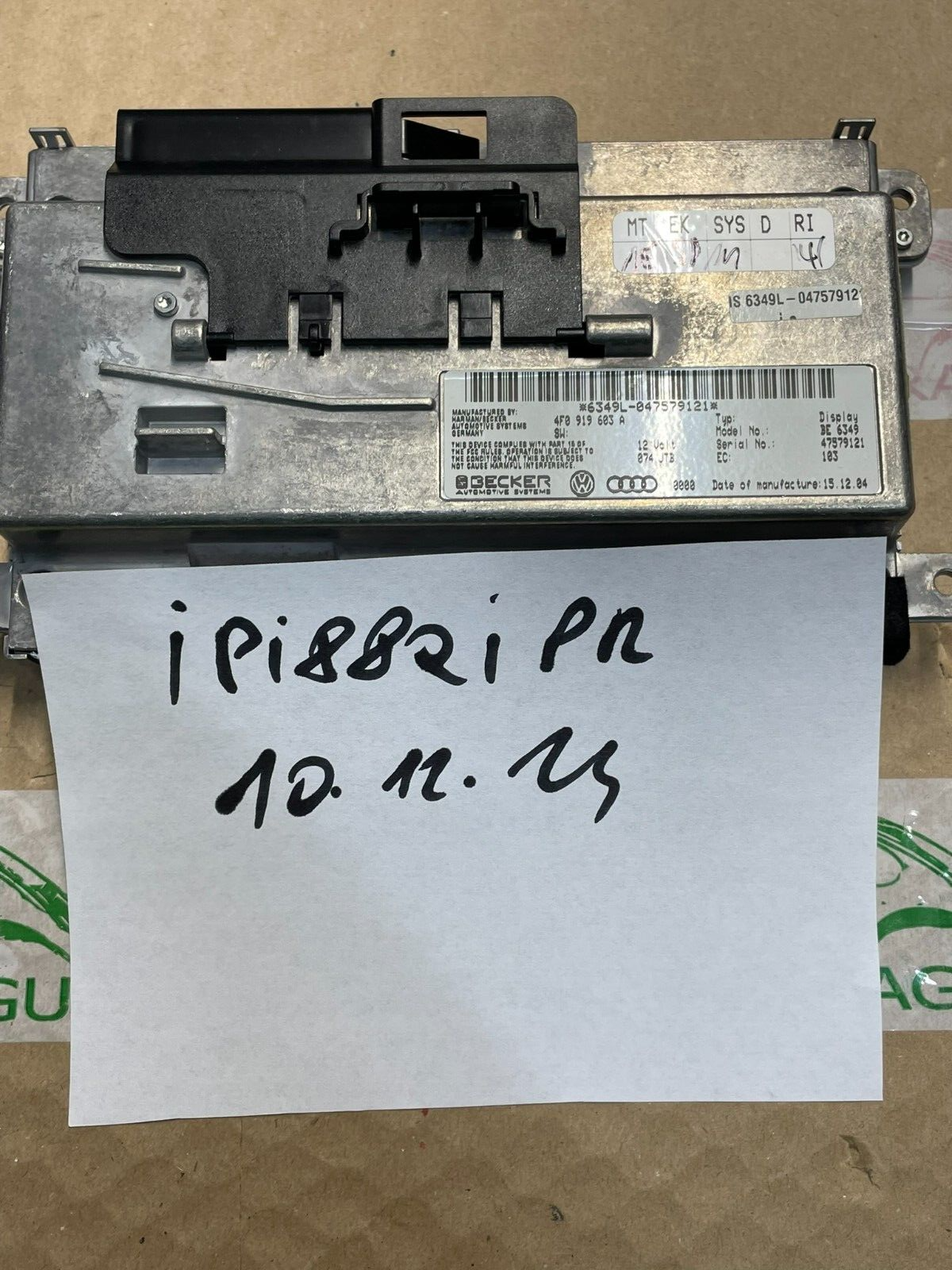 AUDI A4 MMI LCD MULTIMEDIA DISPLAY MONITOR BILDSCHIRM 4F0919603A Fast Neu Test - Obrázek 19