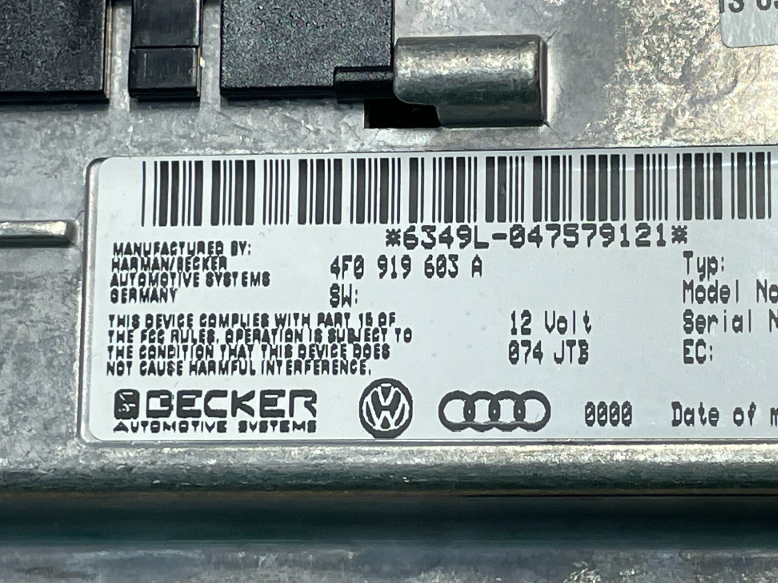 AUDI A4 MMI LCD MULTIMEDIA DISPLAY MONITOR BILDSCHIRM 4F0919603A Fast Neu Test - Obrázek 4