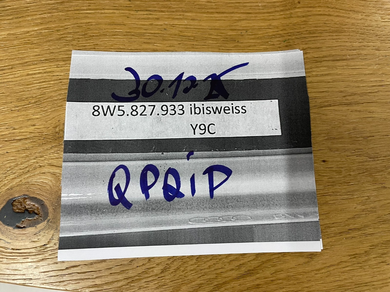 AUDI A4 S4 8W B9 HECKKLAPPE SPOILER 8W5827933C IBIS WEISS ORIG AUDI NEU !! - Obrázek 15