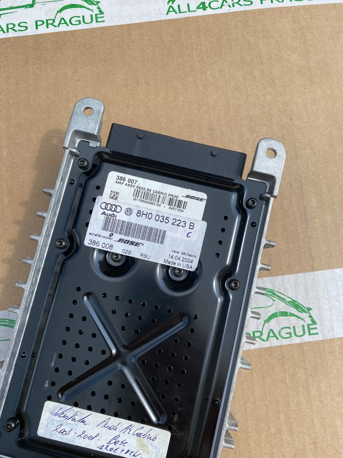 AUDI A4/S4 VERSTÄRKER BOSE SOUNDSYSTEM SOUND 8H0035223B ORIGINAL AUDI BOSE TEIL - Obrázek 12