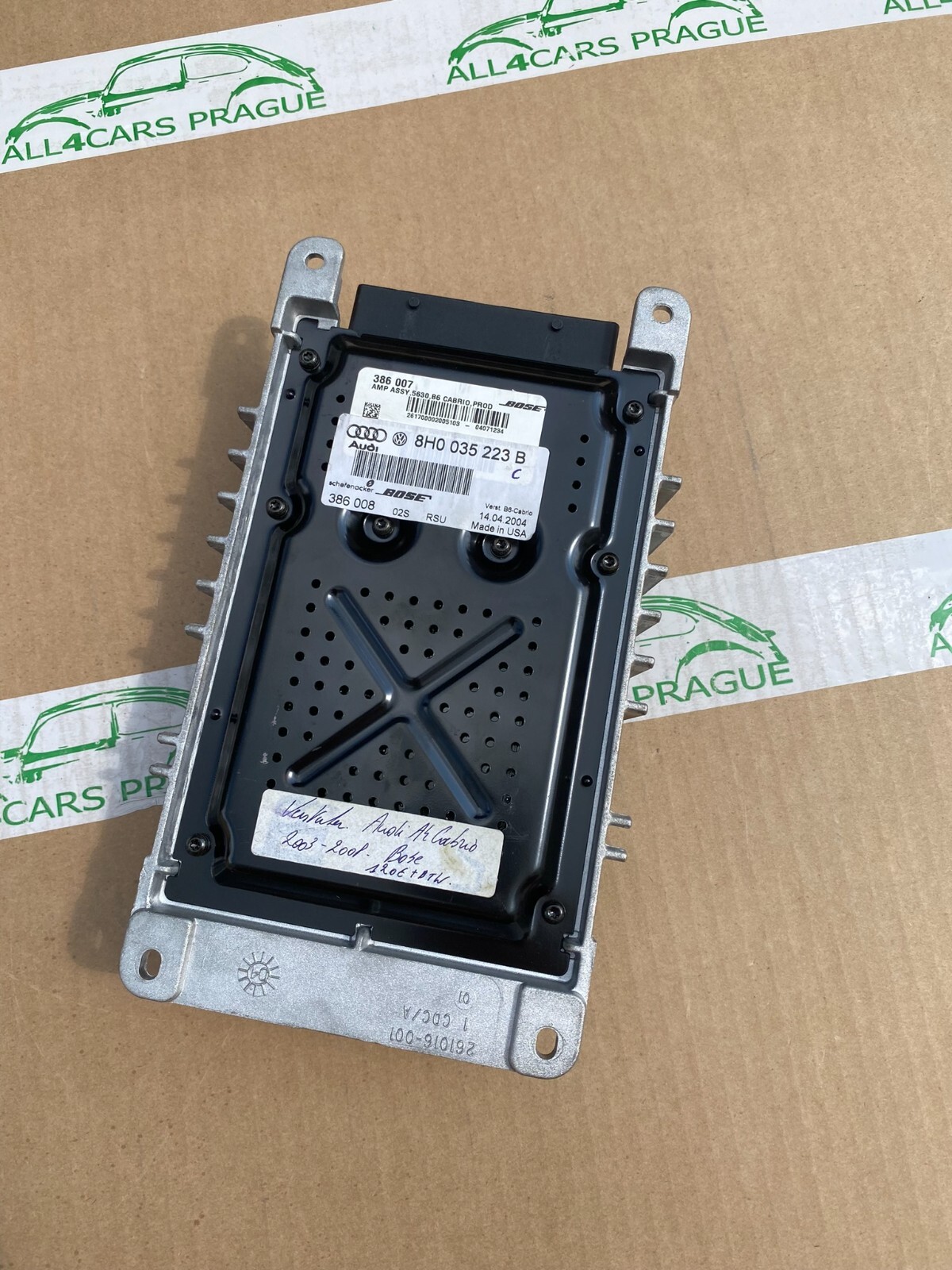 AUDI A4/S4 VERSTÄRKER BOSE SOUNDSYSTEM SOUND 8H0035223B ORIGINAL AUDI BOSE TEIL - Obrázek 13