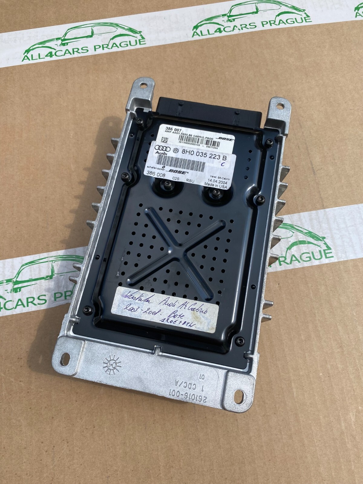 AUDI A4/S4 VERSTÄRKER BOSE SOUNDSYSTEM SOUND 8H0035223B ORIGINAL AUDI BOSE TEIL - Obrázek 10