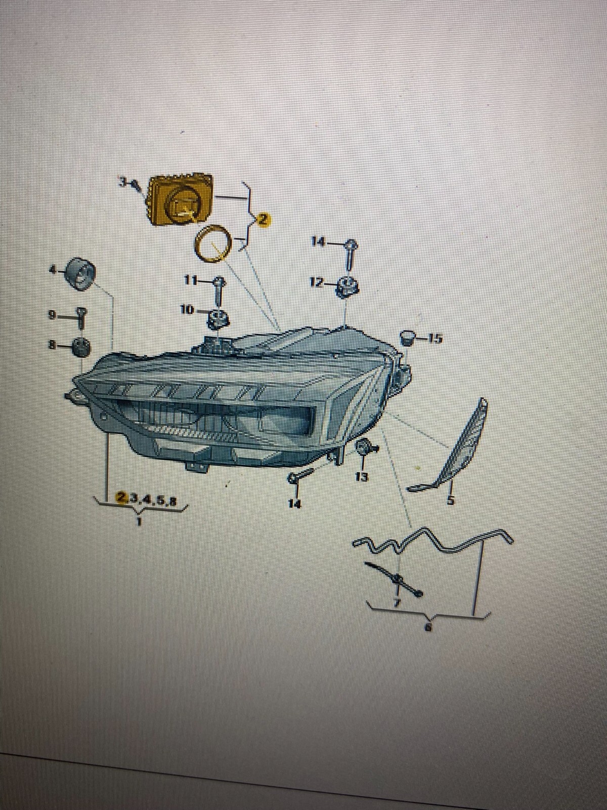 AUDI A5,Q7, E-TRON GT LED SCHEINWERFER LEISTUNGSMODUL 4K0941592AD ORIG AUDI NEU! - Obrázek 5