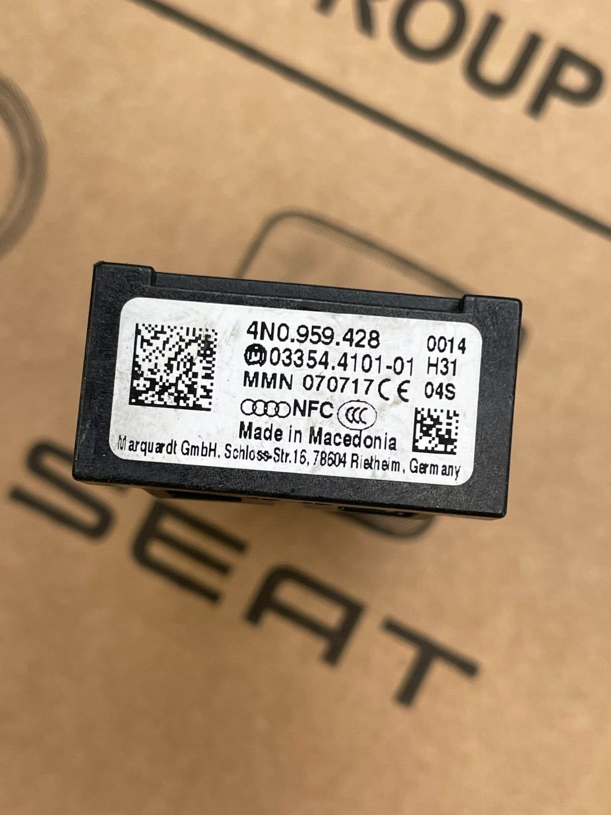 AUDI A6,A7,A7,Q8 STEUERGERÄT FÜR NAHFELD KOMMUNIKATION (NFC) 4N0959428 Fast Neu