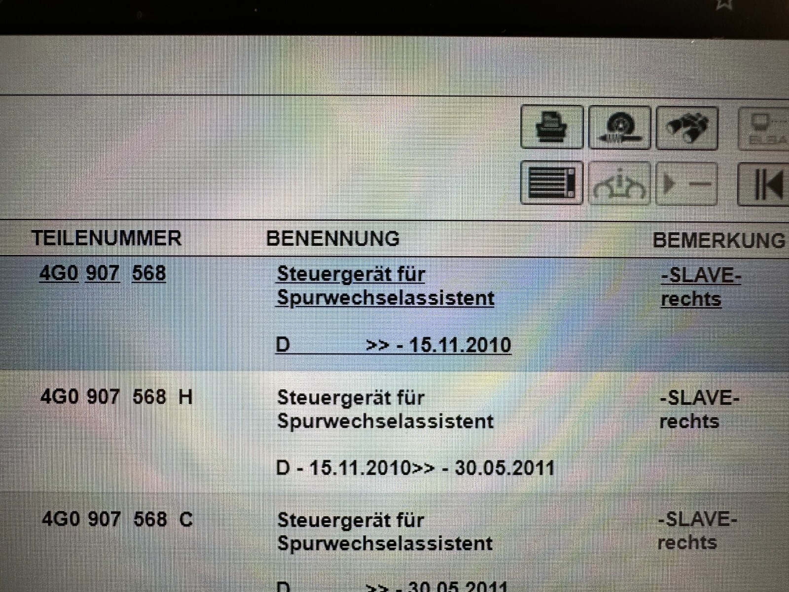 AUDI A7 STEUERGERÄT SPURWECHSELASSISTENT RECHTS 4G0907568 Fast NeuTeil Test Car - Obrázek 5