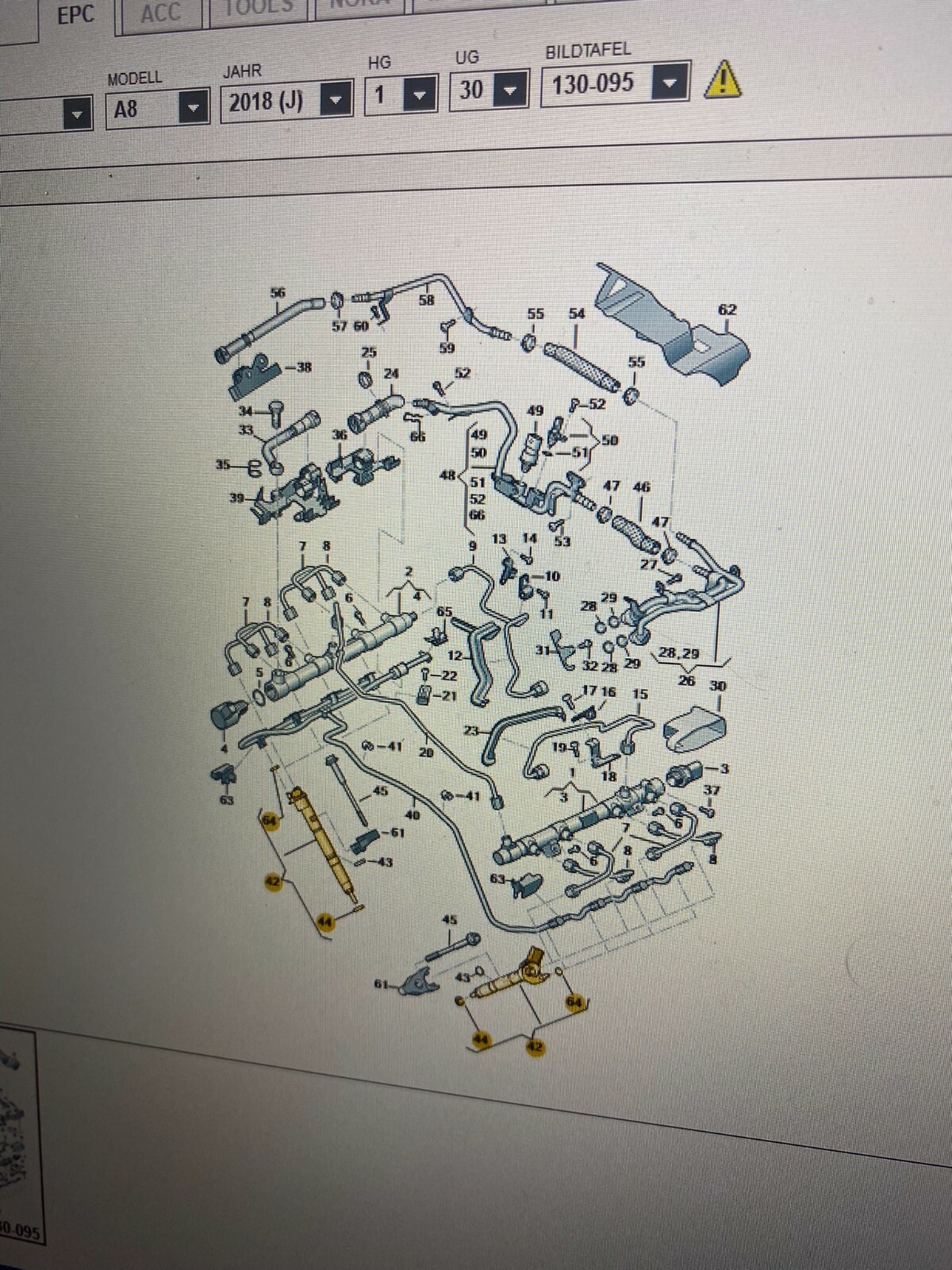 AUDI A8 Q7 Q8 TDI VW TOUAREG EINSPRITZDÜSE INJECTOR 057130277BJ ORIG. NEU!! - Obrázek 9