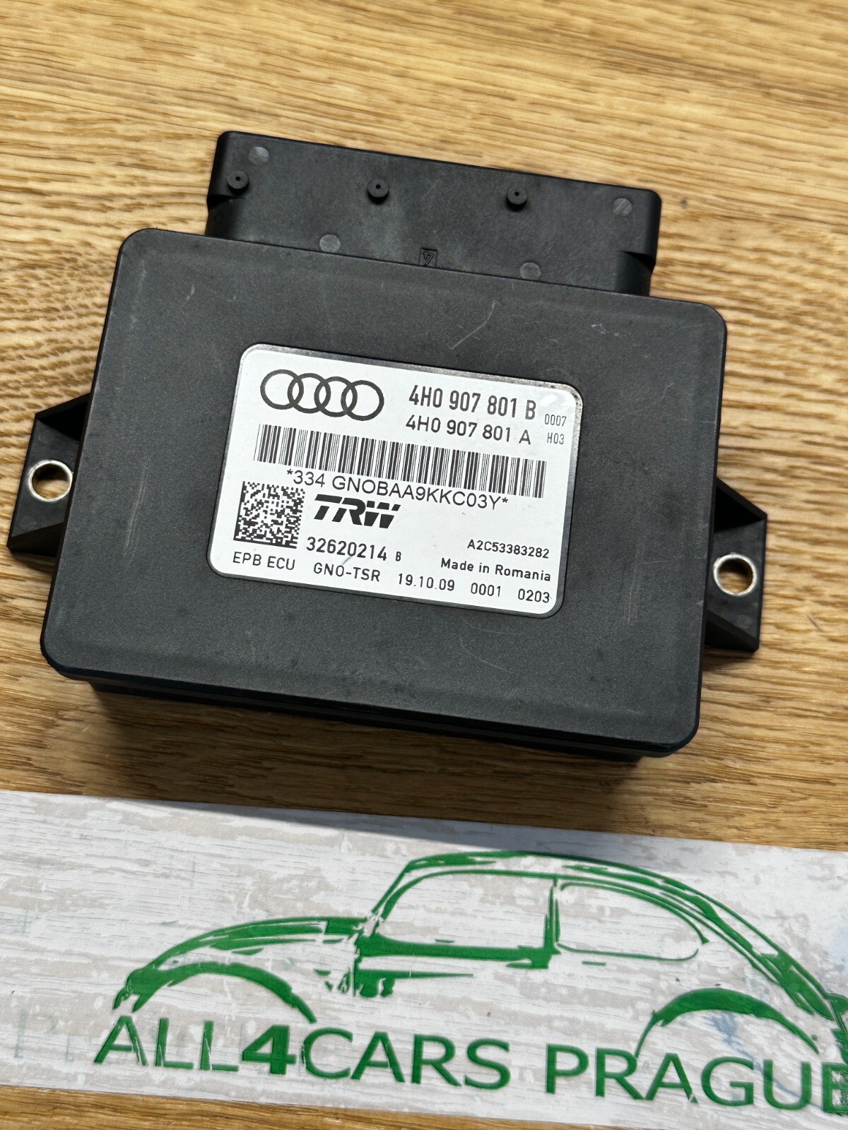 AUDI A8 STEUERGERÄT ELEKTROMECHANISCHE BREMSE 4H0907801B Fast Neu dem v Test Car