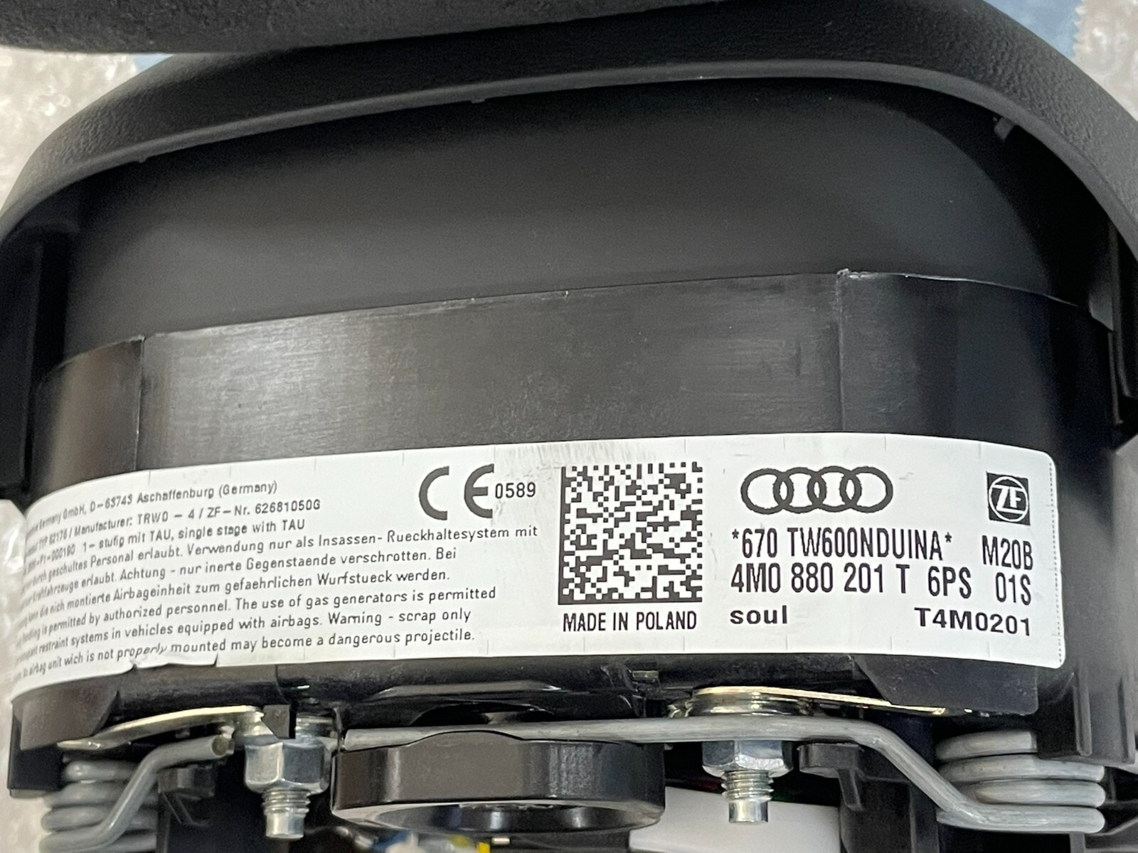 AUDI LENKRAD ALCANTARA RSQ8 4M Q8 Q7 SQ7 ABGEFLACHT WIPPEN ROTE NAHT 4M8419091AE - Obrázek 17