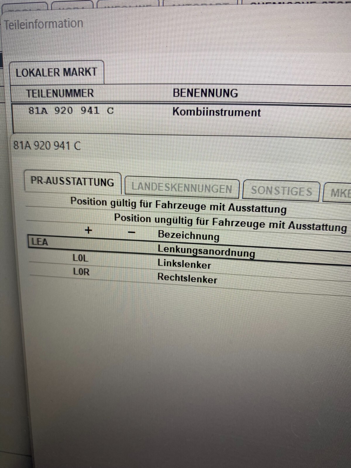 AUDI Q2 KOMBIINSTRUMENT MPH 81A920941C TACHO 21 MI. ONLY DEMONT FROM TEST CAR - Obrázek 13