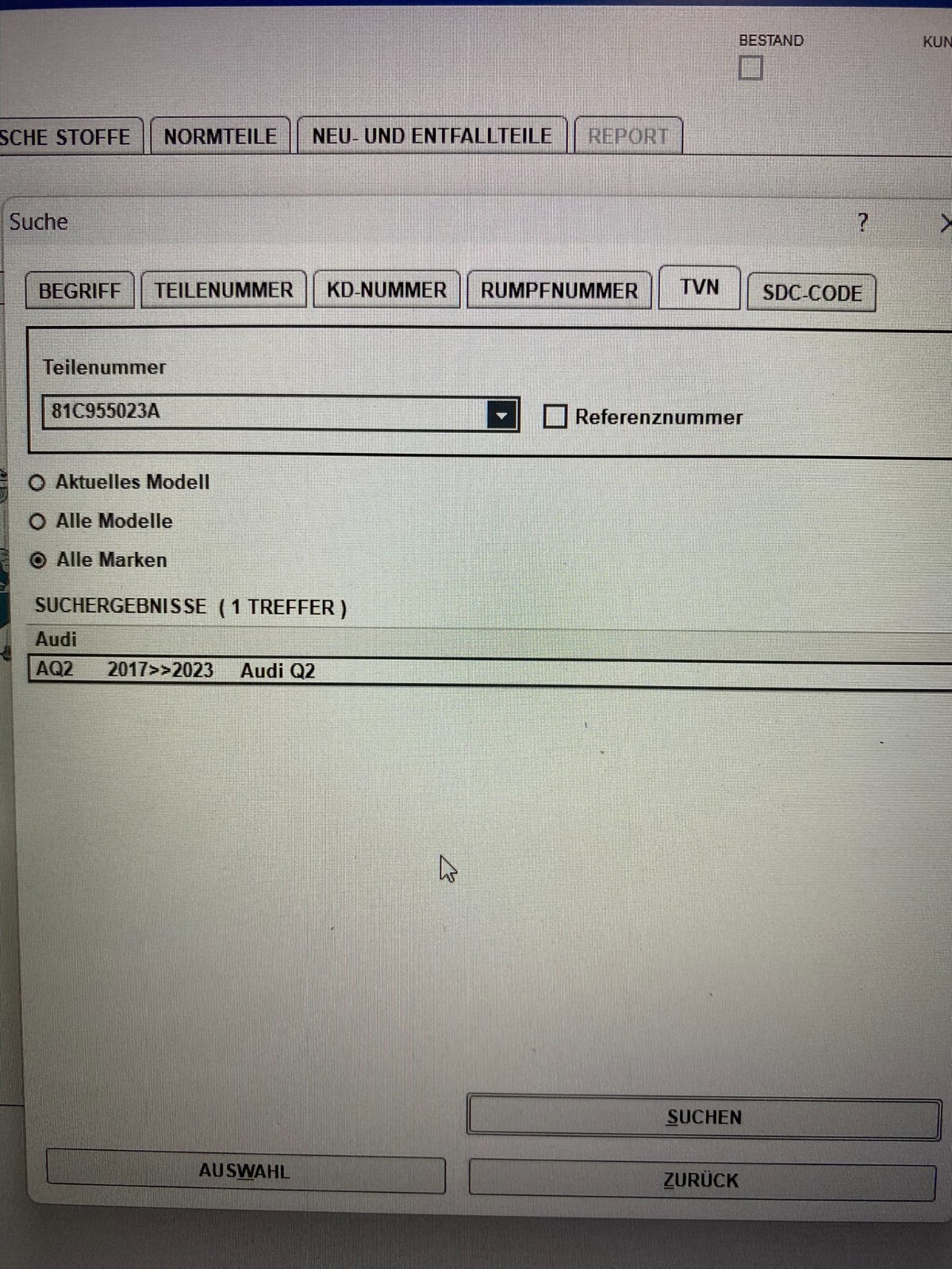 AUDI Q2 WISCHERMOTOR WISCHERGESTÄNGE SCHEIBENWISCHERSTANGE 81C 955 023 A ORIG - Obrázek 12