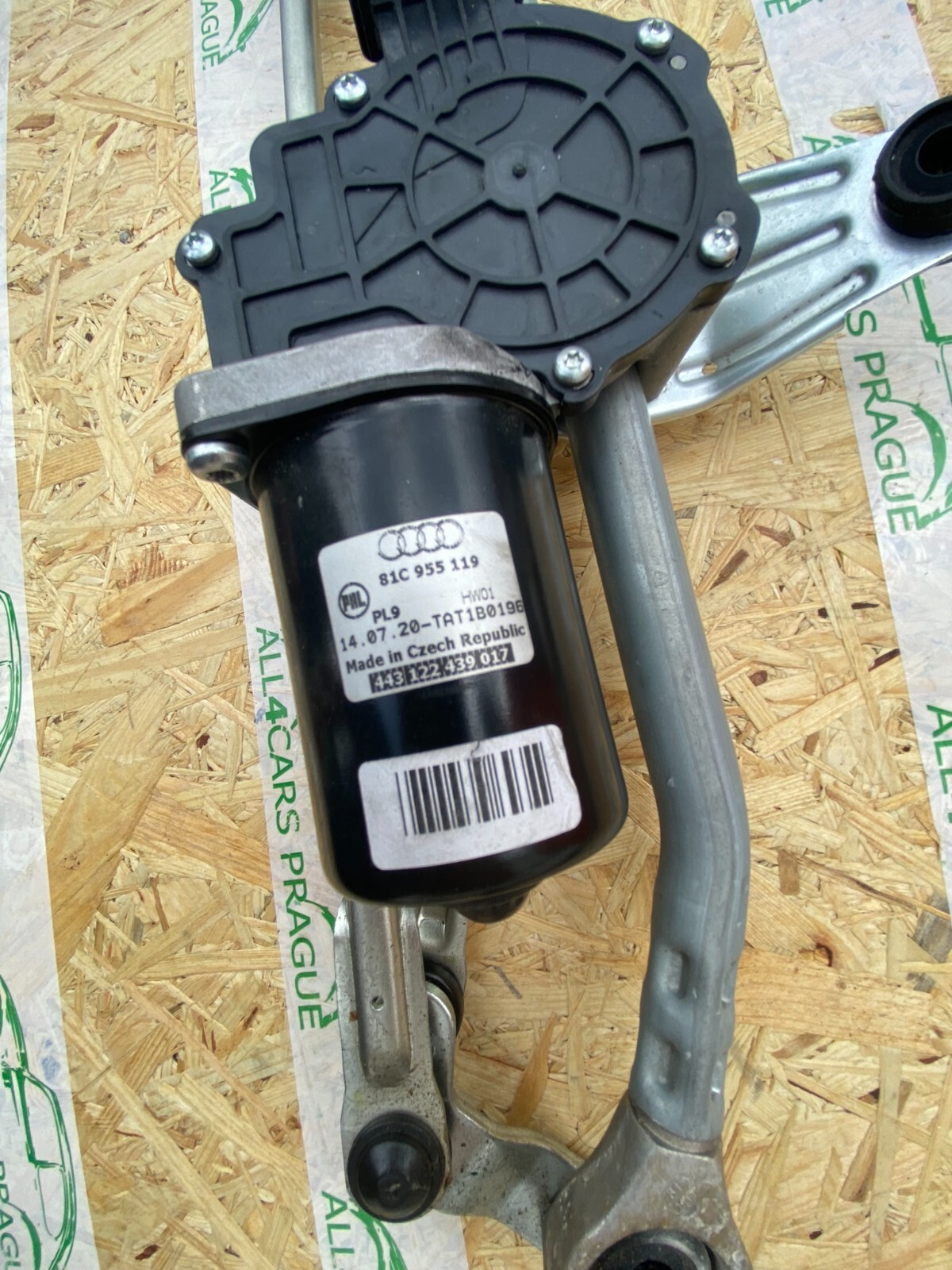 AUDI Q2 WISCHERMOTOR WISCHERGESTÄNGE SCHEIBENWISCHERSTANGE 81C 955 023 A ORIG - Obrázek 7