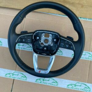 AUDI Q5, Q7 SPORT S-LINE MULT.F. LEDERLENKRAD SCHWARZ  PADDELN 4M0419091P ORIG.