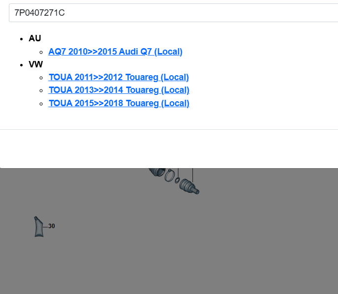 AUDI Q7 4L VW TOUAREG 7P GELENKWELLE 7P0407271C FAST NEU TEST WAGEN ORIG.VW TEIL - Obrázek 13