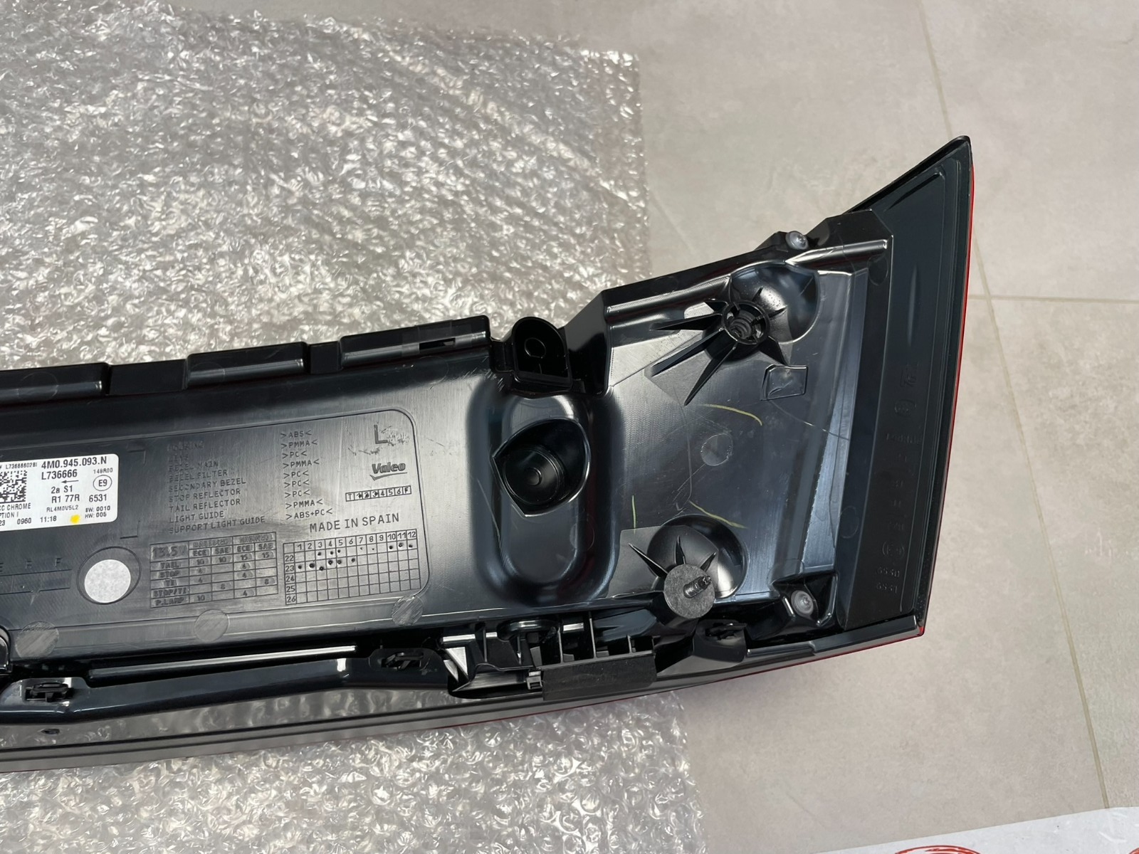 AUDI Q7 4M 2020-2025 FACELIFT RÜCKLEUCHTE LED LAMPE 4M0945093N ORIG. AUDI NEU - Obrázek 7