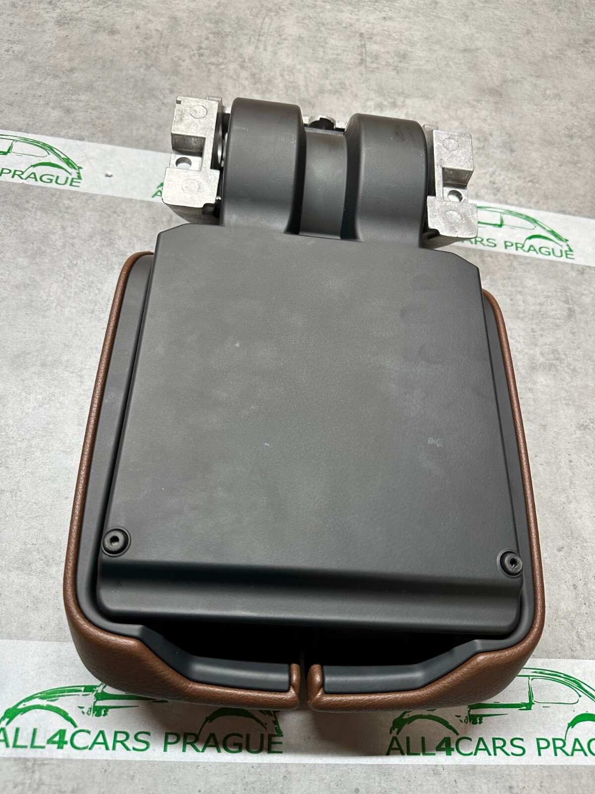 AUDI Q7 4M MITTELARMLEHNE NOUGATBRAUN KUNSTLEDER 2-TEILIG 4M0864207 JT5 ORIGINAL - Obrázek 7