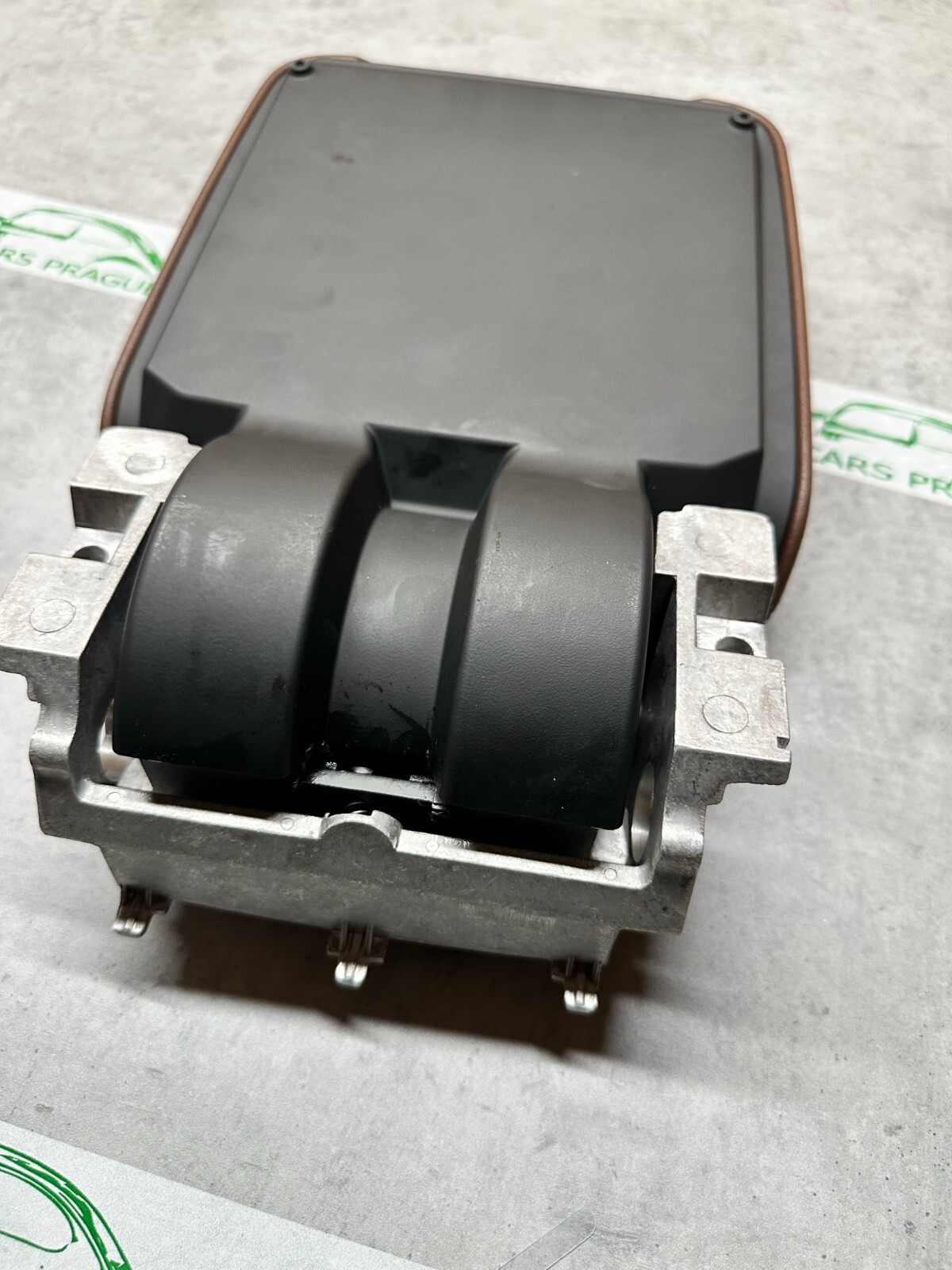 AUDI Q7 4M MITTELARMLEHNE NOUGATBRAUN KUNSTLEDER 2-TEILIG 4M0864207 JT5 ORIGINAL - Obrázek 8