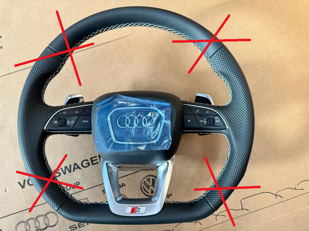 AUDI Q7 , Q8 4M LENKRAD - A.I.R.B.A.G 4M0880201AF - 4M0 880 201 AF -ORIG,NEU !!