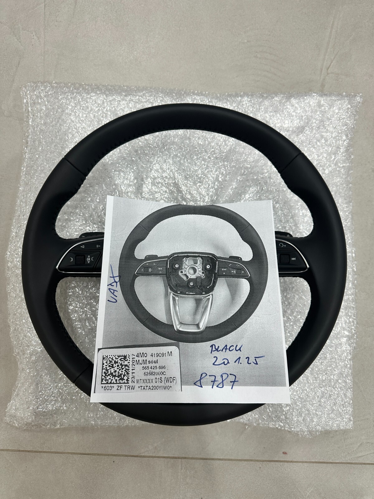 AUDI Q7 Q8 Q5 SPORT MULTIFUNKTION SCHALTWIPPEN LENKRAD SCHWARZ 4M0419091M ORIG.. - Obrázek 25