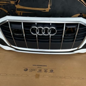 AUDI Q7 S-LINE 4M KOKOMPLETE FRONT STOSSTANGE + GRILL KOMPLET ORIGINAL AUDI NEU