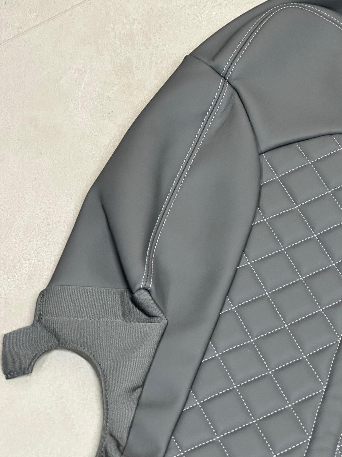 AUDI Q7 SQ7 BEZUG GRAU LEDER BEZUG HINTEN LINKS ORIGINAL AUDI TEIL VALCONA PLUS - Obrázek 7