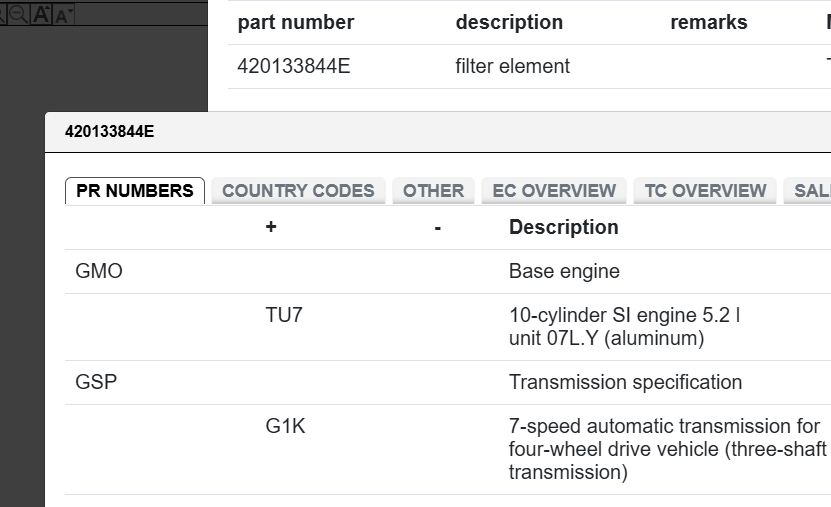 AUDI R8 LUFTFILTEREINSATZ LUFTMASSENMESSER SENZOR 420133844E 420133471 ORIG NEU - Obrázek 4